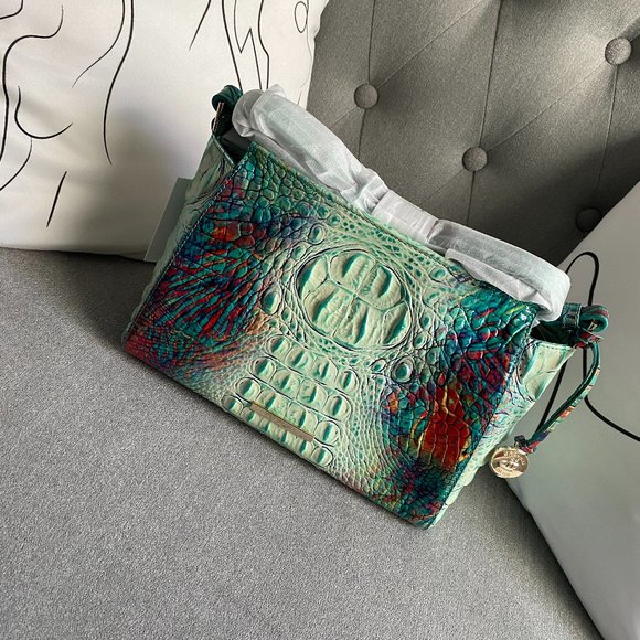 Brahmin Handbags - Brahmin Reptile Hillary Dream Ombre Genuine Leather